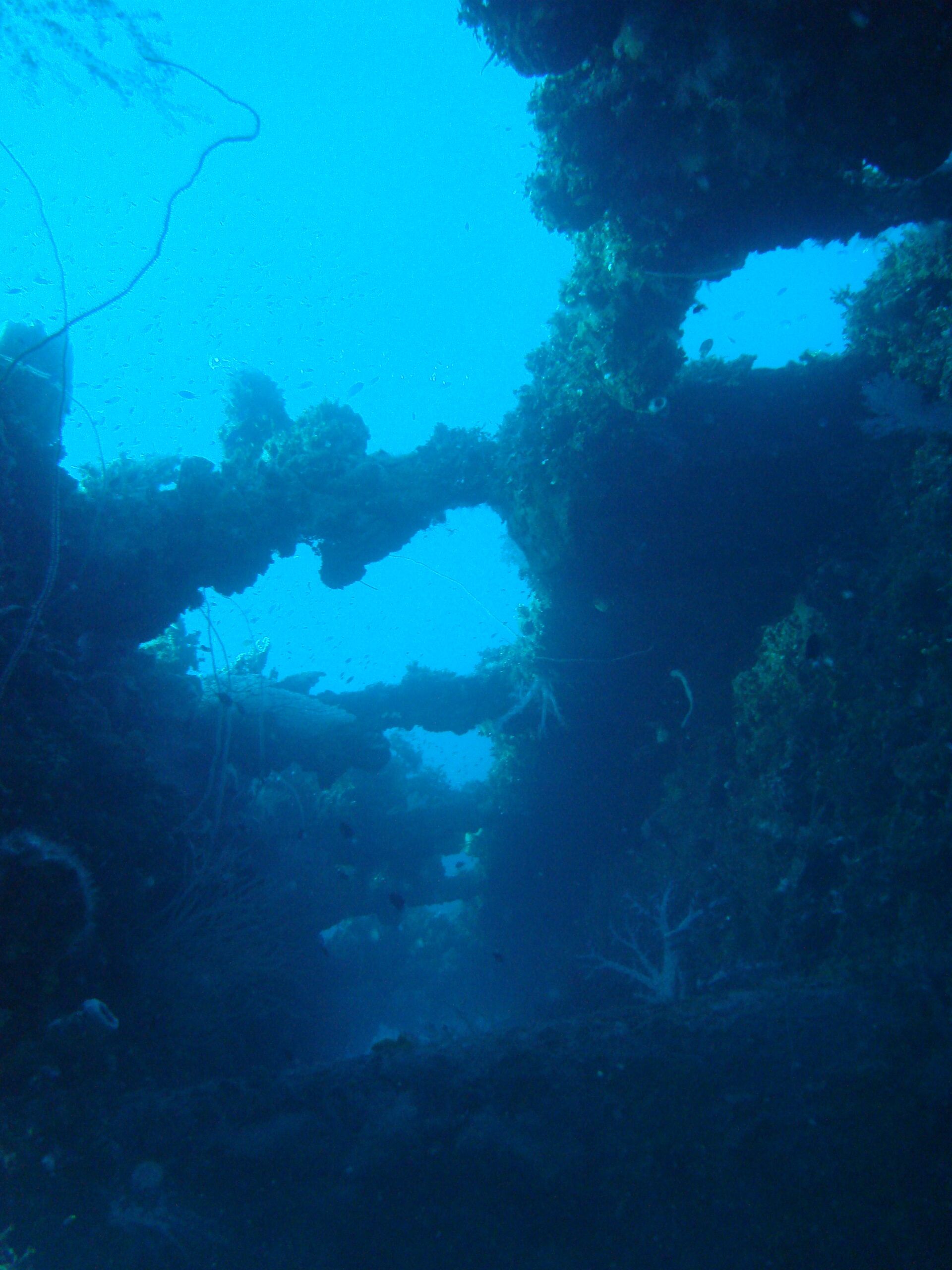 Wreck Diving Truk Lagoon. Destroyer.
