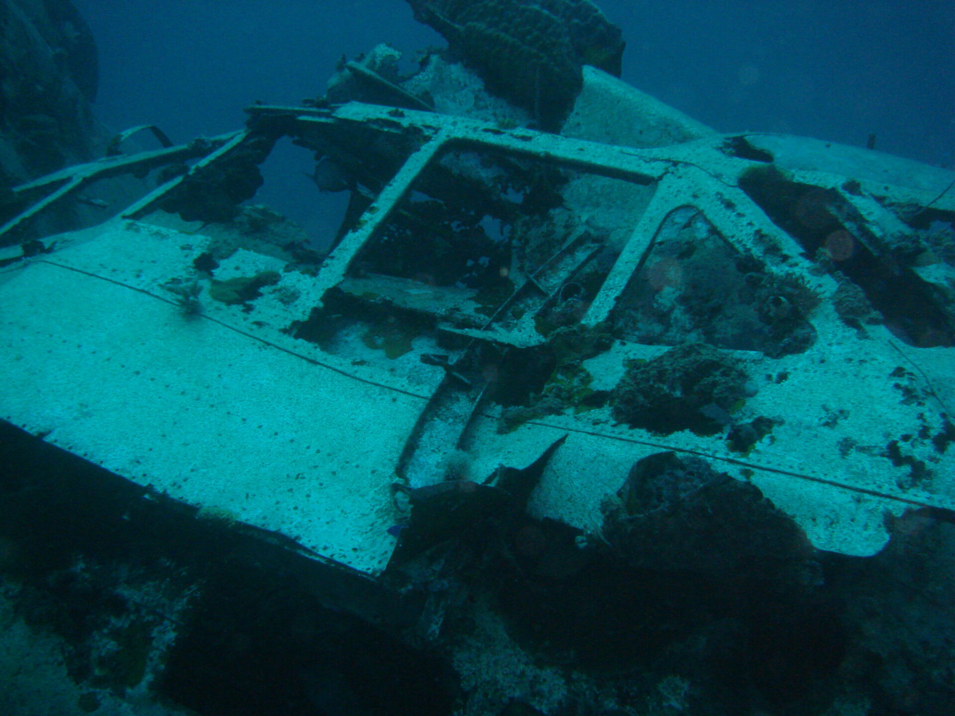 Warack eines Flugbootes. Truck Lagoon. Tauchen Alexander Herweg.